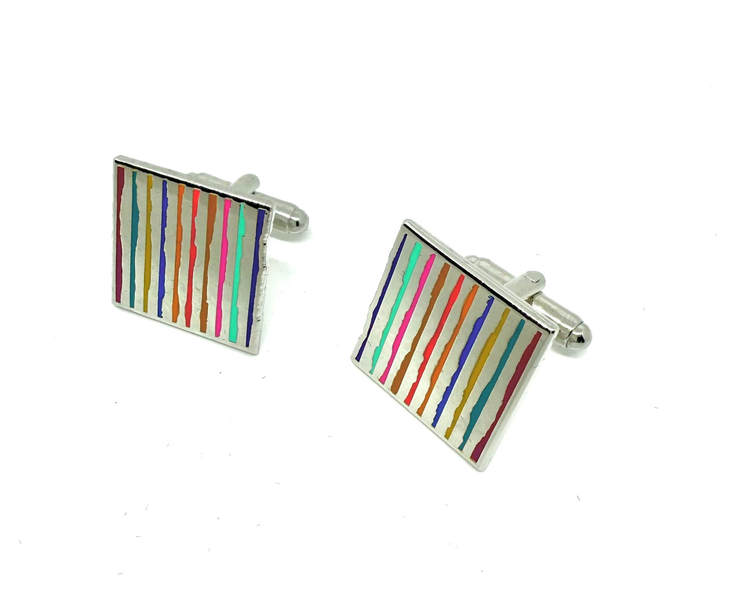 Wall Design Cufflinks and Money Clip