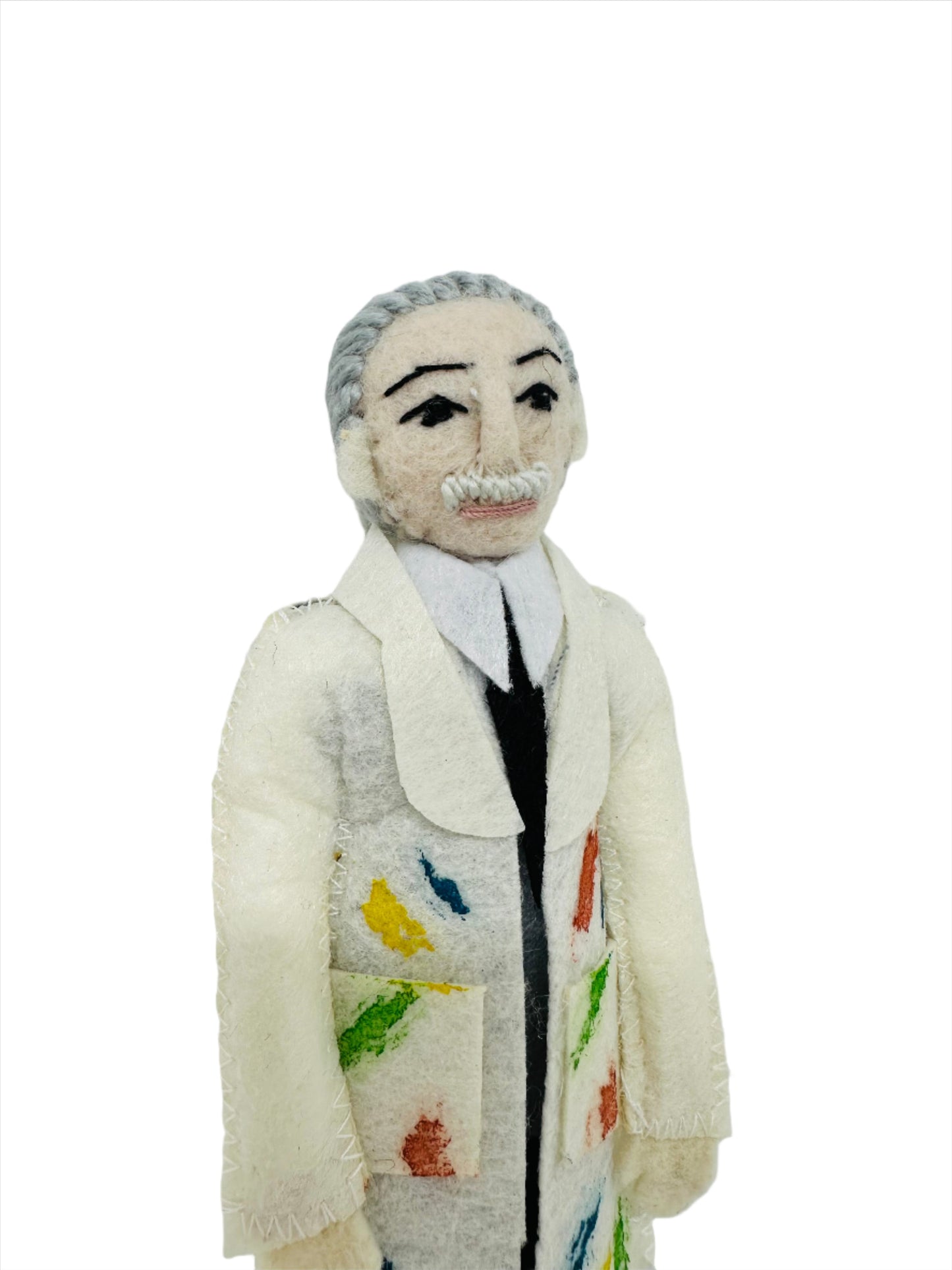 Side View of The Artist Ornament.