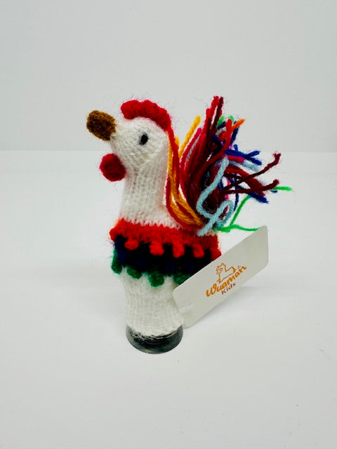 Image of Rooster Hand Knit Puppet.