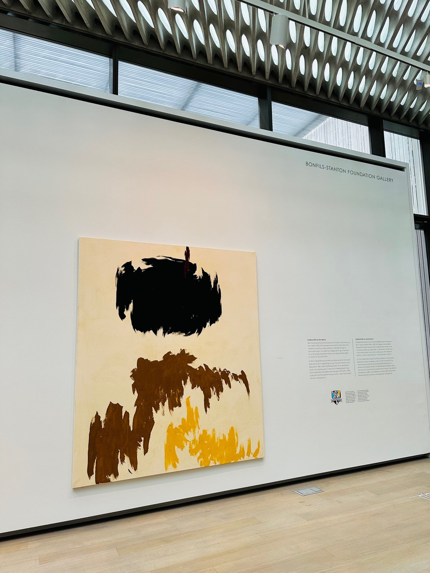 Image of PH-409B, 1964 painting on wall.