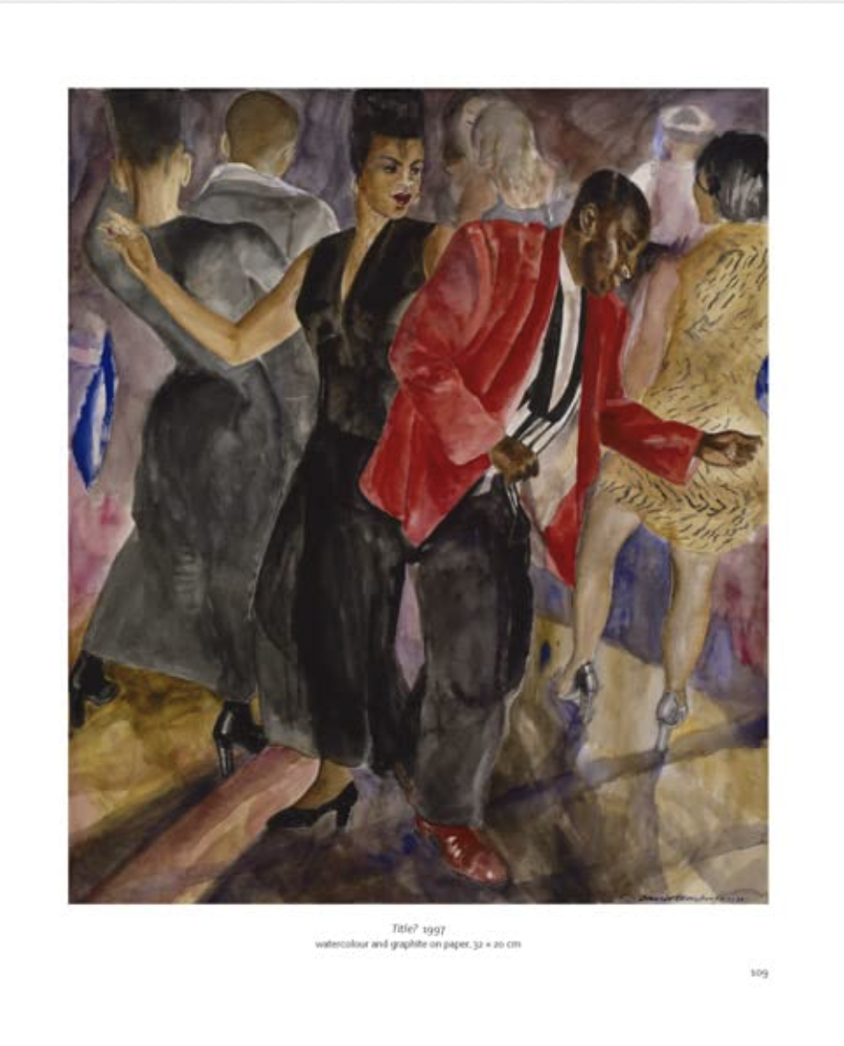 Inside page from ‘David Remfry: Watercolour’ featuring ‘Title? 1997’