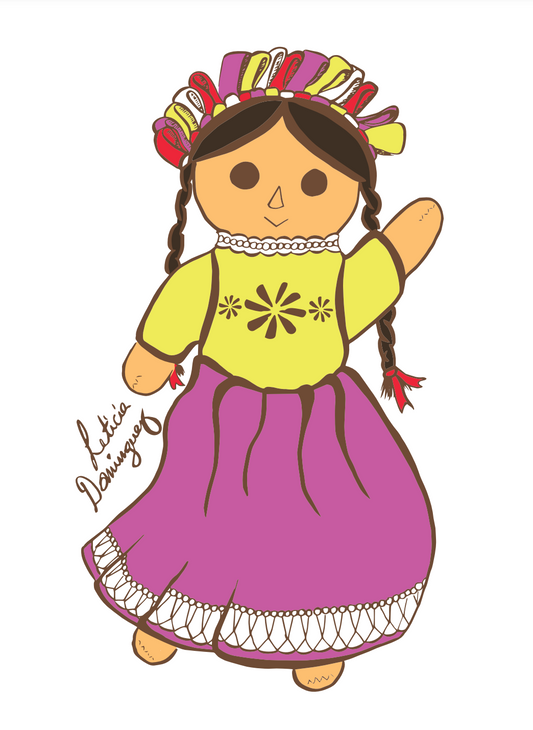 Image of One Muñecas Sticker.