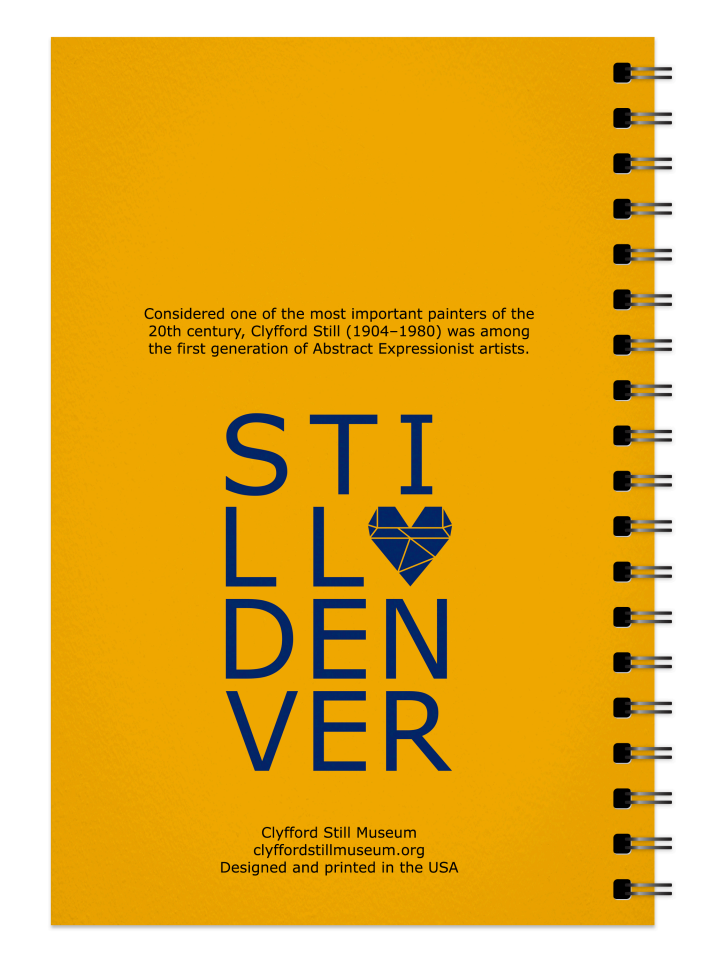 Back of Still Denver Notebook.