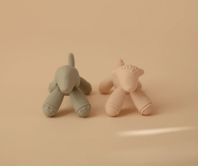 Image of Dog & Lamb Figurine Teethers.