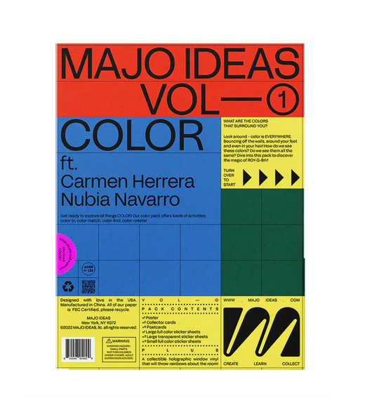 COLOR Activity Book inspired by Carmen Herrera.