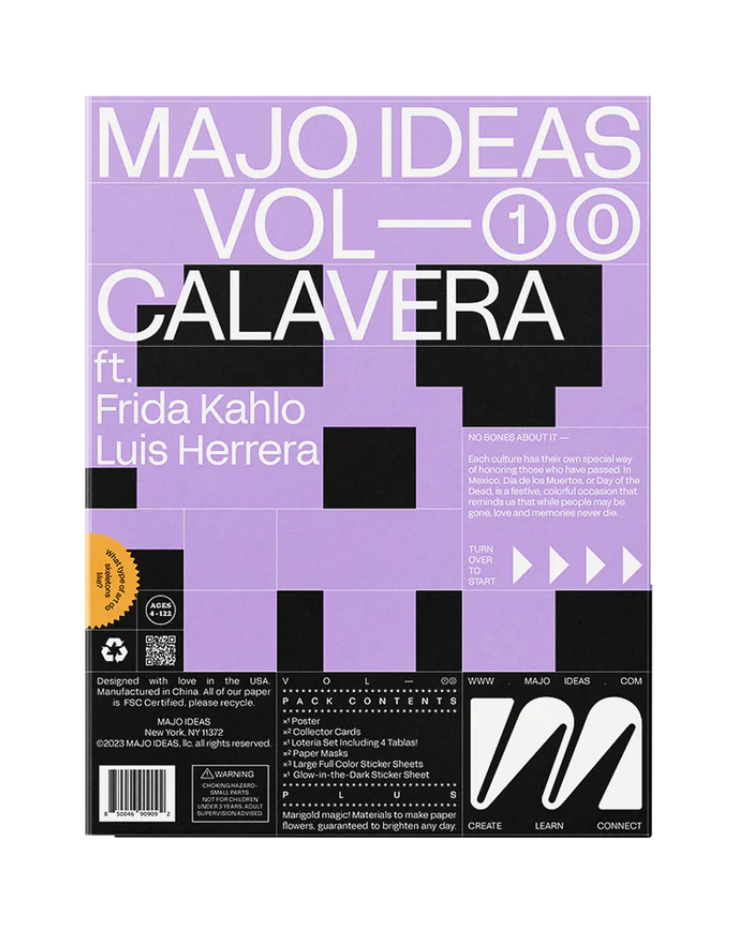 CALAVERA Activity Pack inspired by Frido Kahlo.