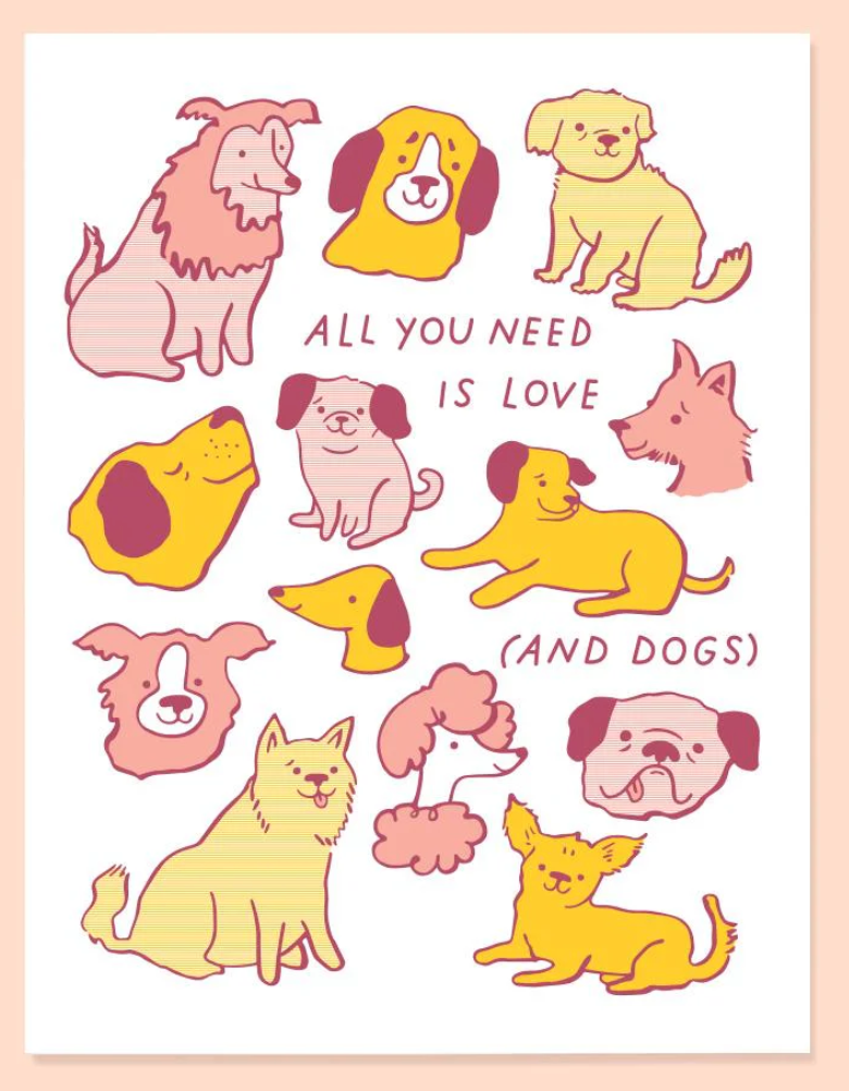 Love and Dogs Card