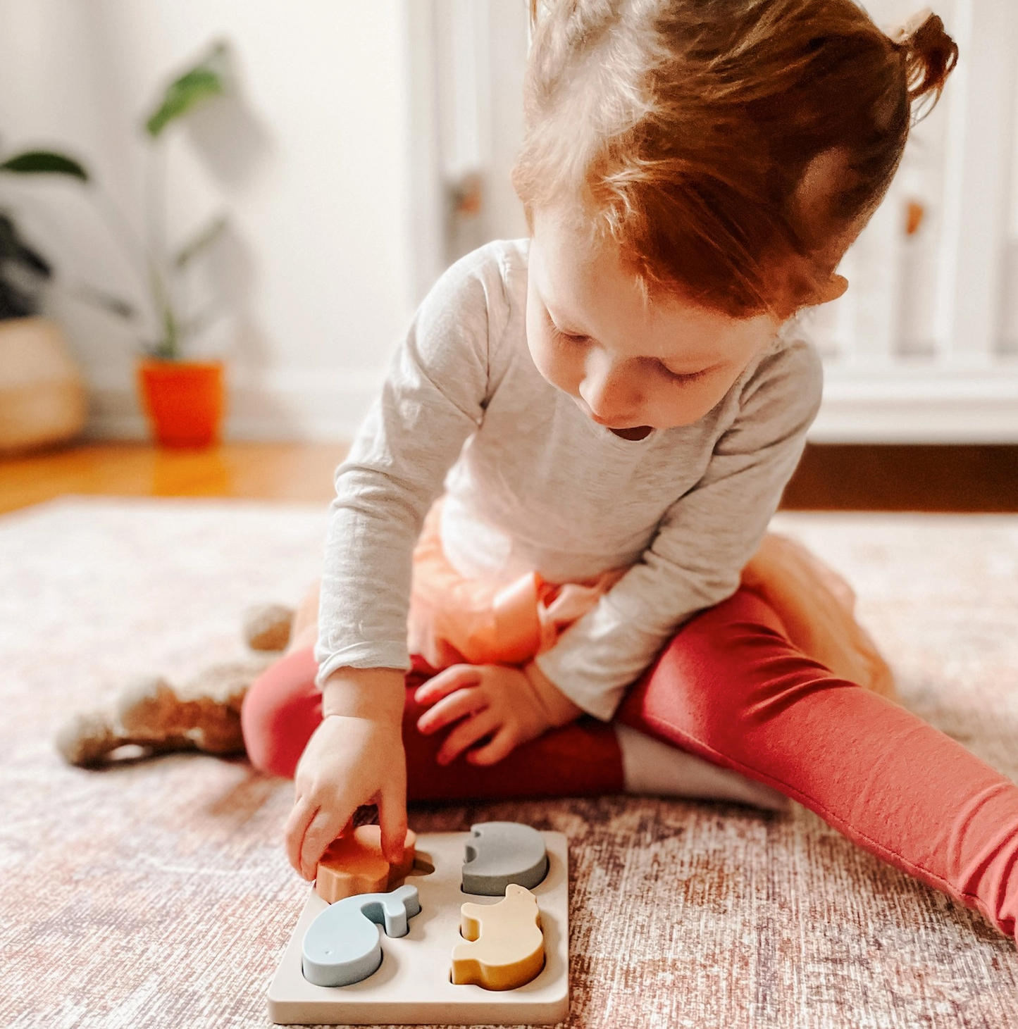 Baby Soft Silicone Mini-Animal Puzzle