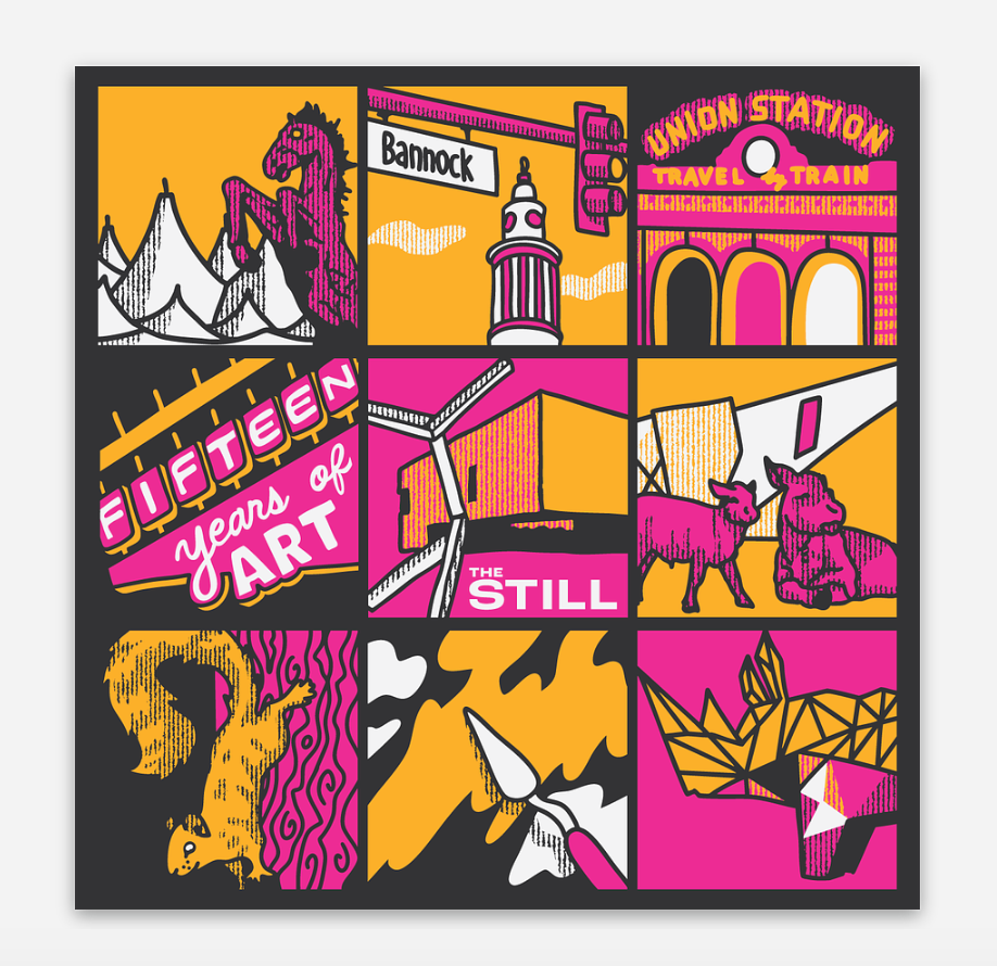 15th Anniversary Museum Magnet