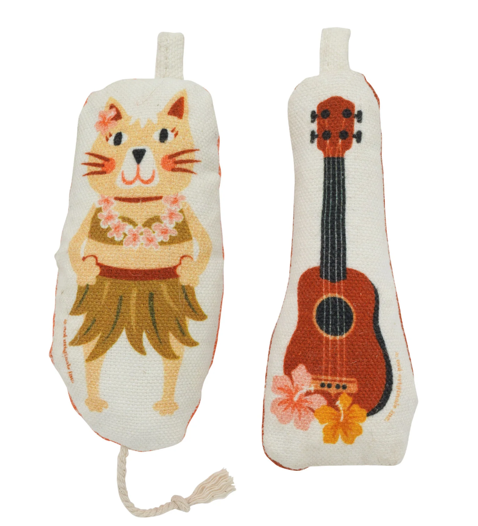 Image of Hula Cat & Ukulele Cat Toy.