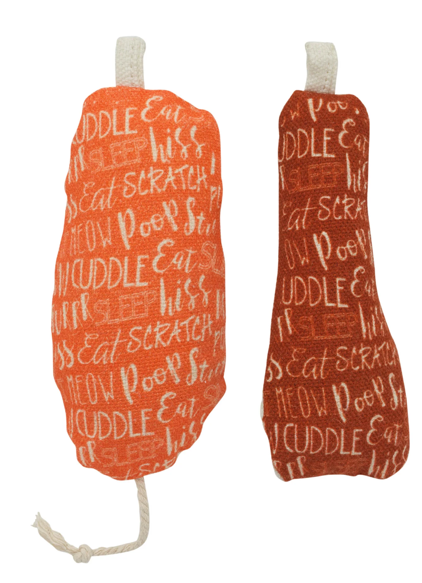 Back of Hula Cat & Ukulele Cat Toy.