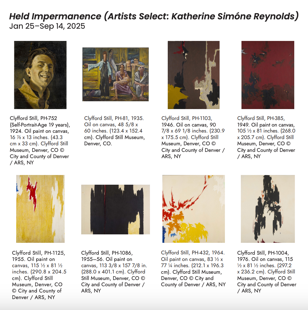 Held Impermanence Exhibition Sticker Set