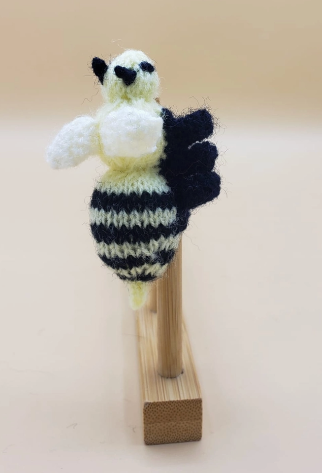 Hand Knit Finger Puppet