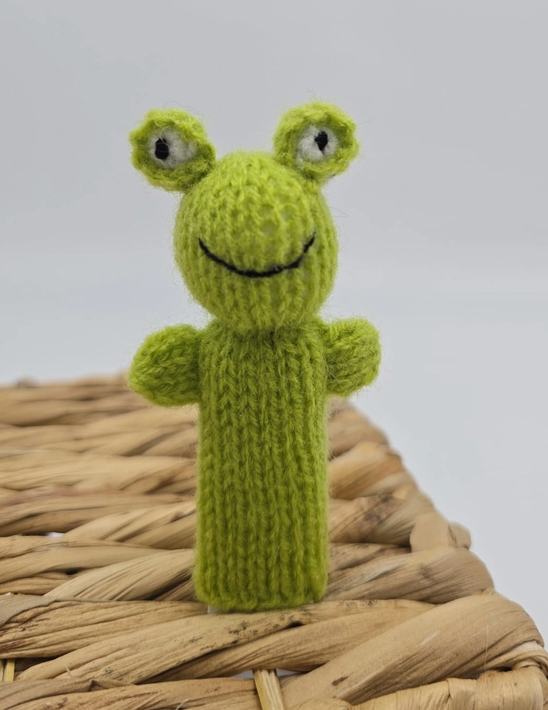 Hand Knit Finger Puppet