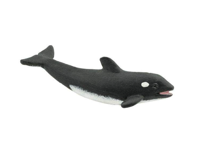 Small orca whale toy