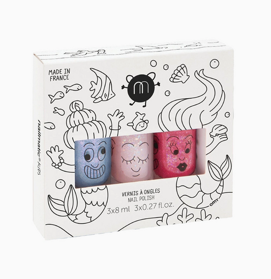 Set of Vernis A Ongles nail polishes in a decorative box