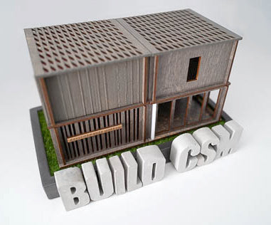 Top view of 3D Architecture Puzzle