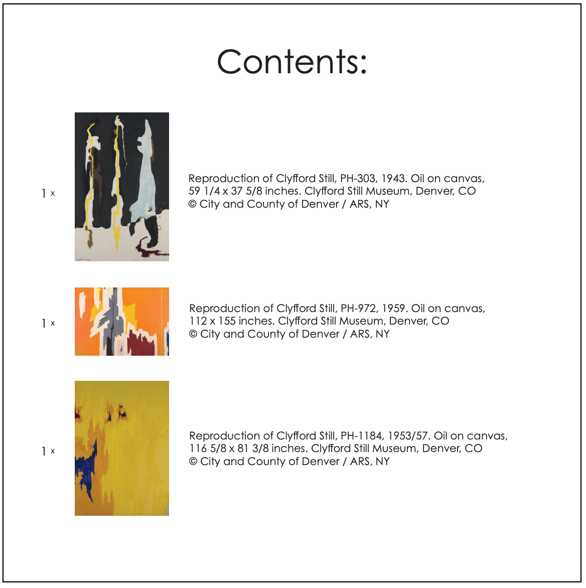 Painting Content page for Architecture Puzzle
