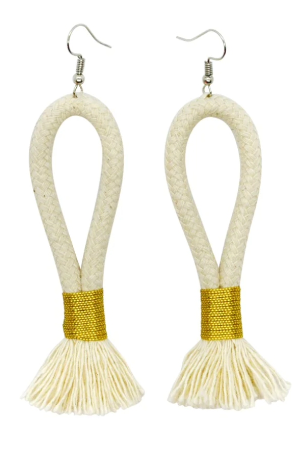Inkulu Cotton Rope Earrings