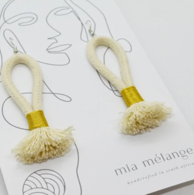 Inkulu Cotton Rope Earrings