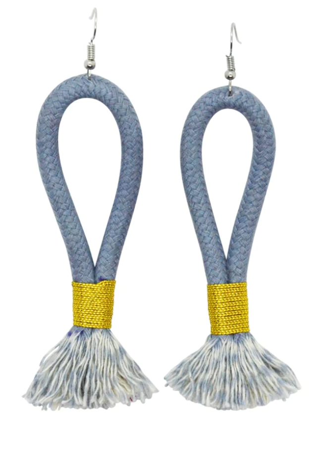 Inkulu Cotton Rope Earrings