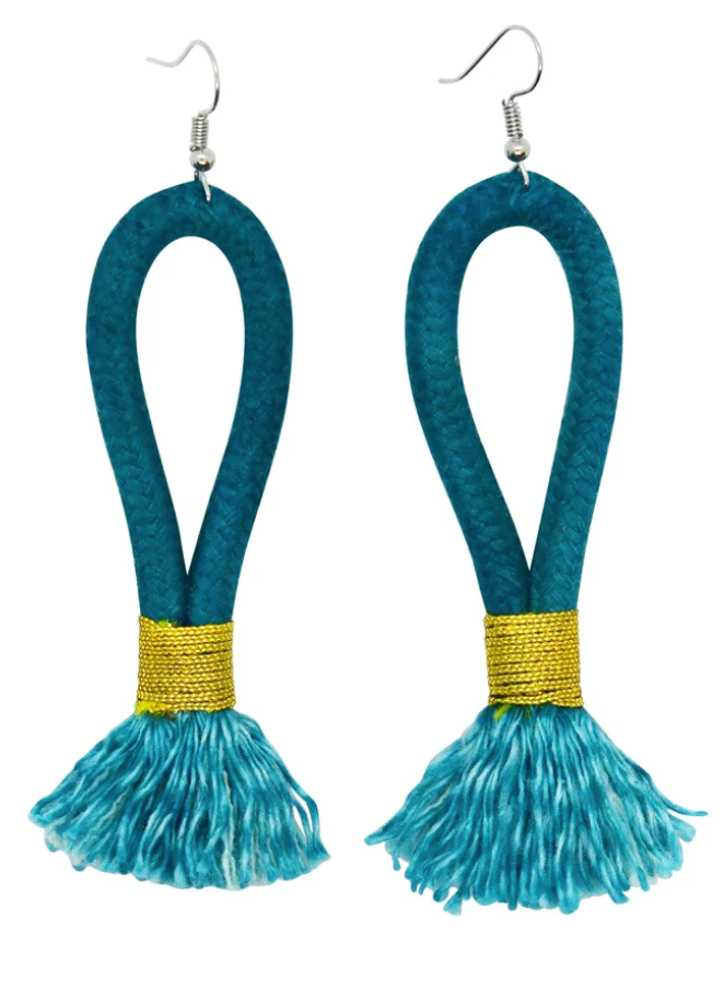 Inkulu Cotton Rope Earrings