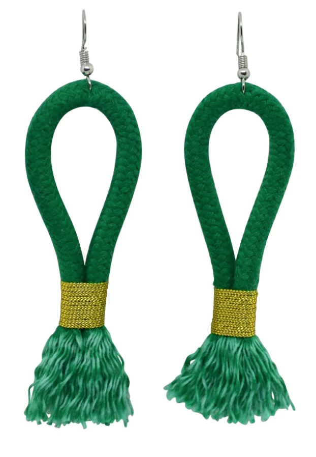 Inkulu Cotton Rope Earrings