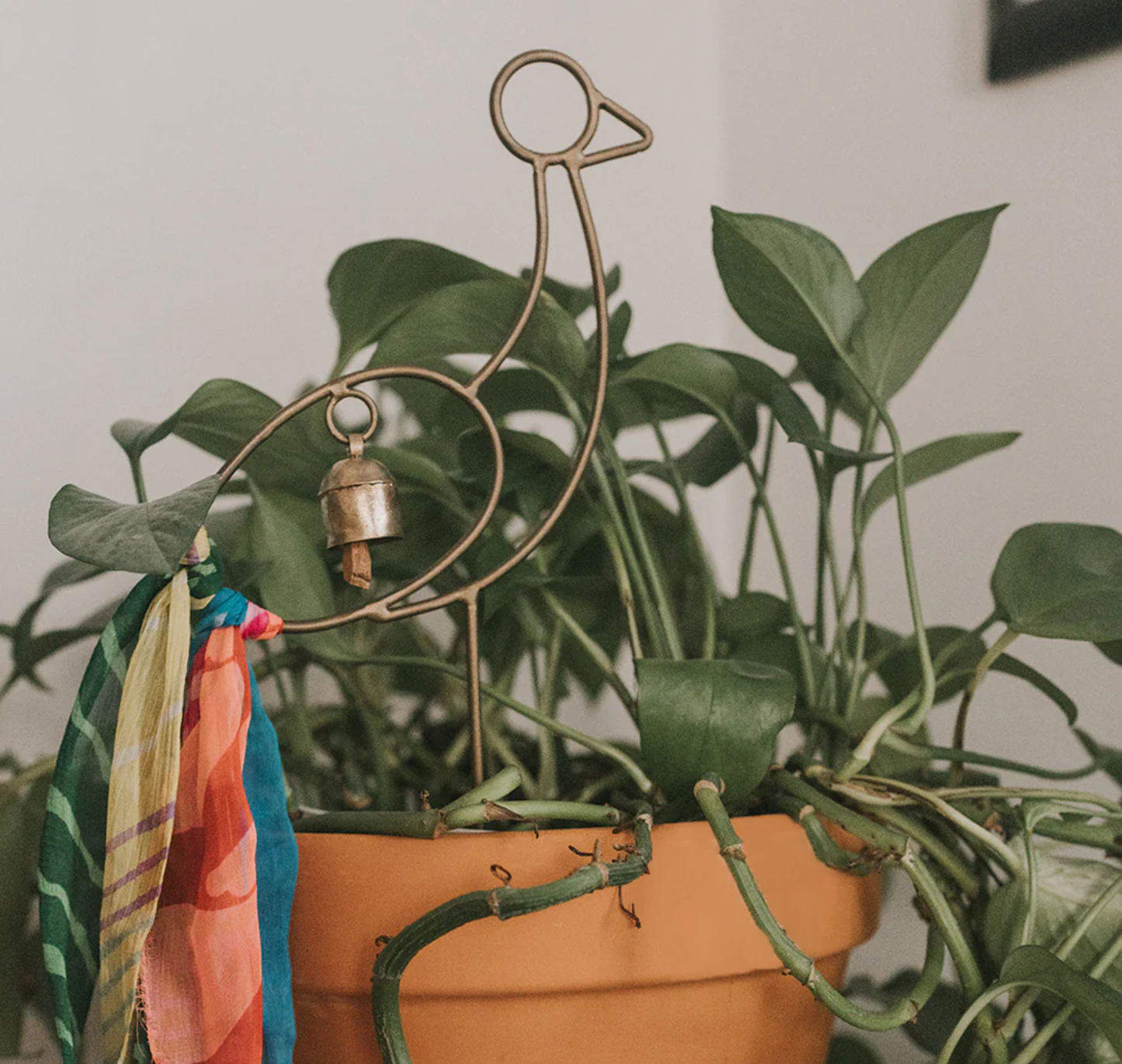 Garden Swapna stake with bell