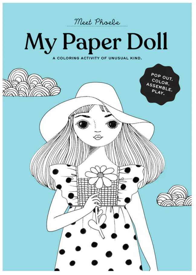 Coloring Paper Doll Kits
