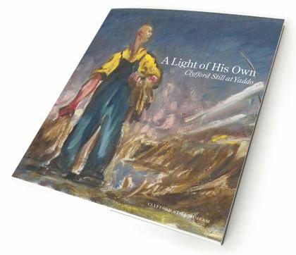 Softcover book titled ‘A Light of His Own: Clyfford Still at Yaddo’