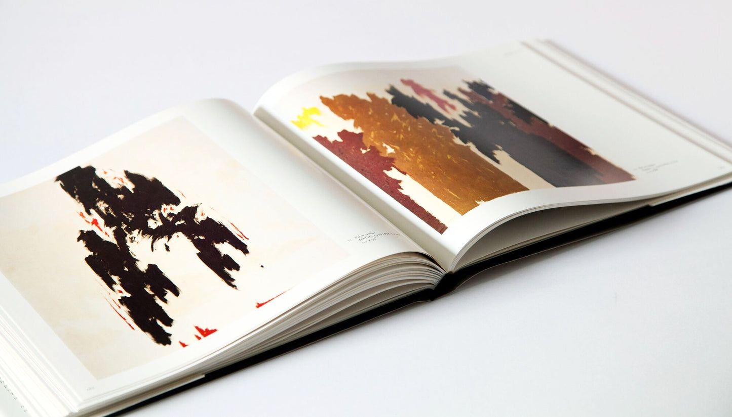 Page 162 and 163 from ‘The Metropolitan Museum of Art Clyfford Still Catalog’ featuring PH-1004 and PH-1024