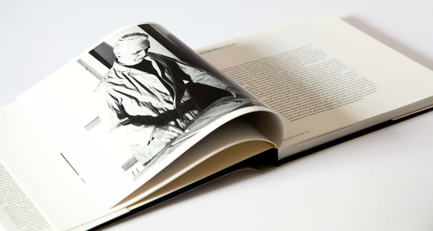 Photo of the Introduction page from ‘The Metropolitan Museum of Art Clyfford Still Catalog’
