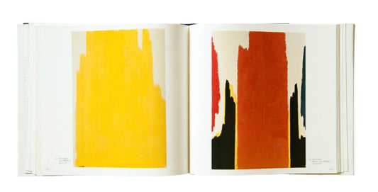 Pages 152-153 from ‘The Metropolitan Museum of Art Clyfford Still Catalog’ featuring PH-893 and PH-897.