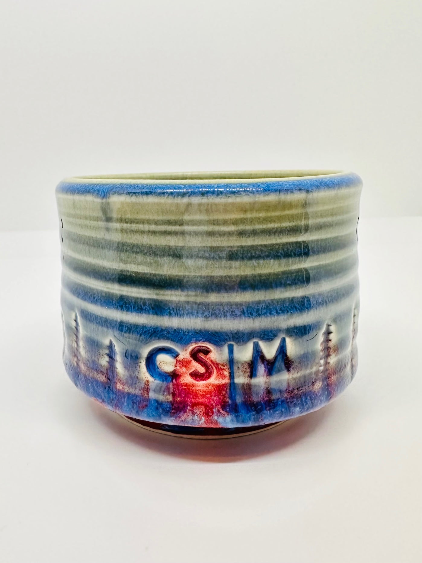 Handmade medium planter/1 with CSM logo