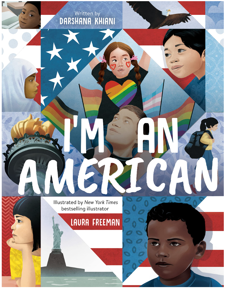 “I'm an American’ illustrated children’s book cover