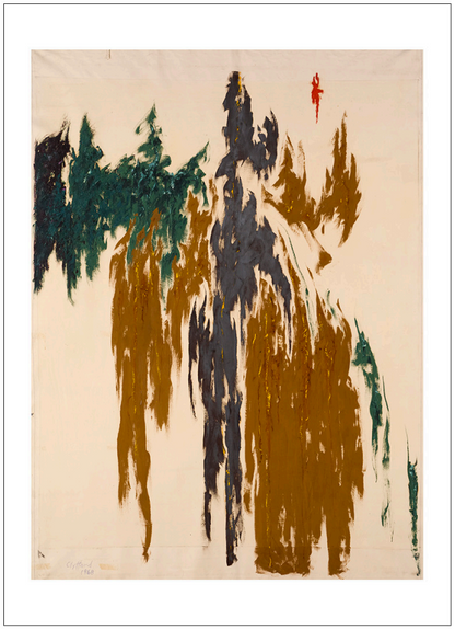 Clyfford Still Postcard. Ph-661, 1968