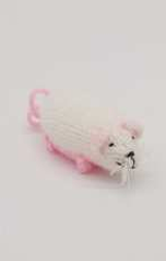 Image of Mouse Hand Knit Puppet.