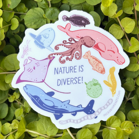 Nature Is Diverse Sticker