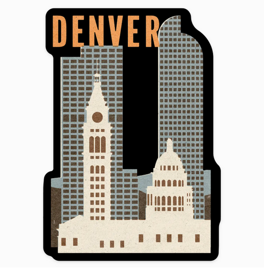 Denver Colorado Mini Sticker