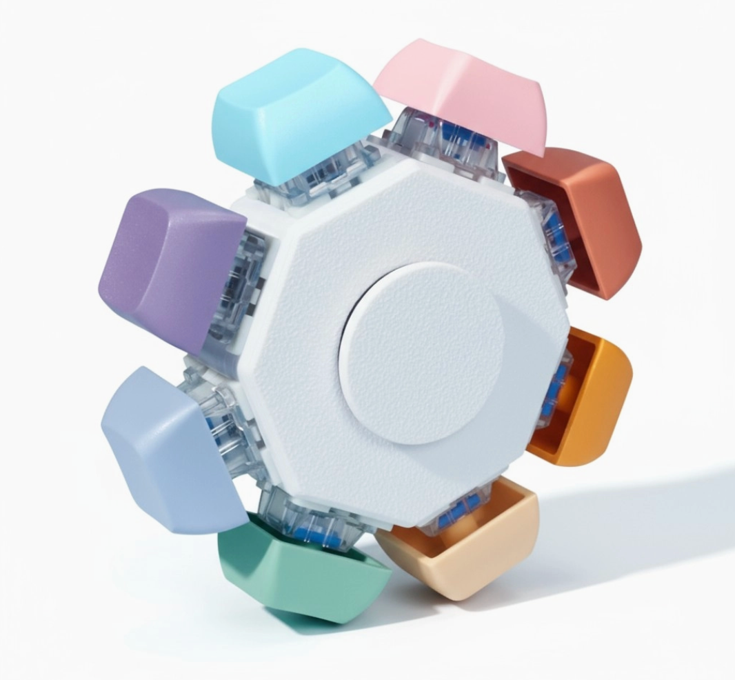 Keyboard Fidget Spinner