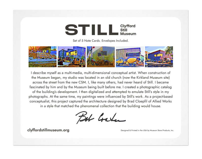 Still Construction Notecard Set