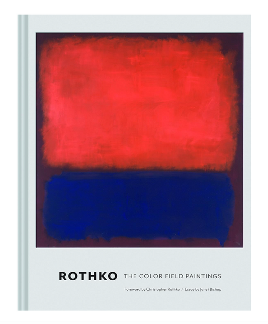 Book cover of 'Rothko: The Color Field Paintings' with abstract painting design.