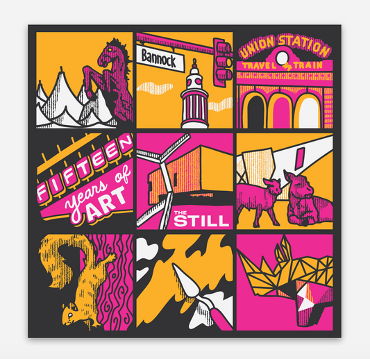 15th Anniversary Museum Magnet