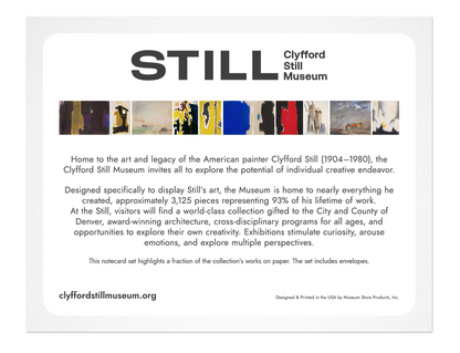 Clyfford Still Works on Paper Note Card Set