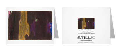 Clyfford Still Works on Paper Note Card Set