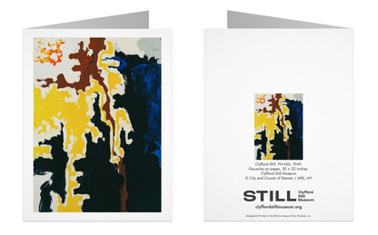 Clyfford Still Works on Paper Note Card Set
