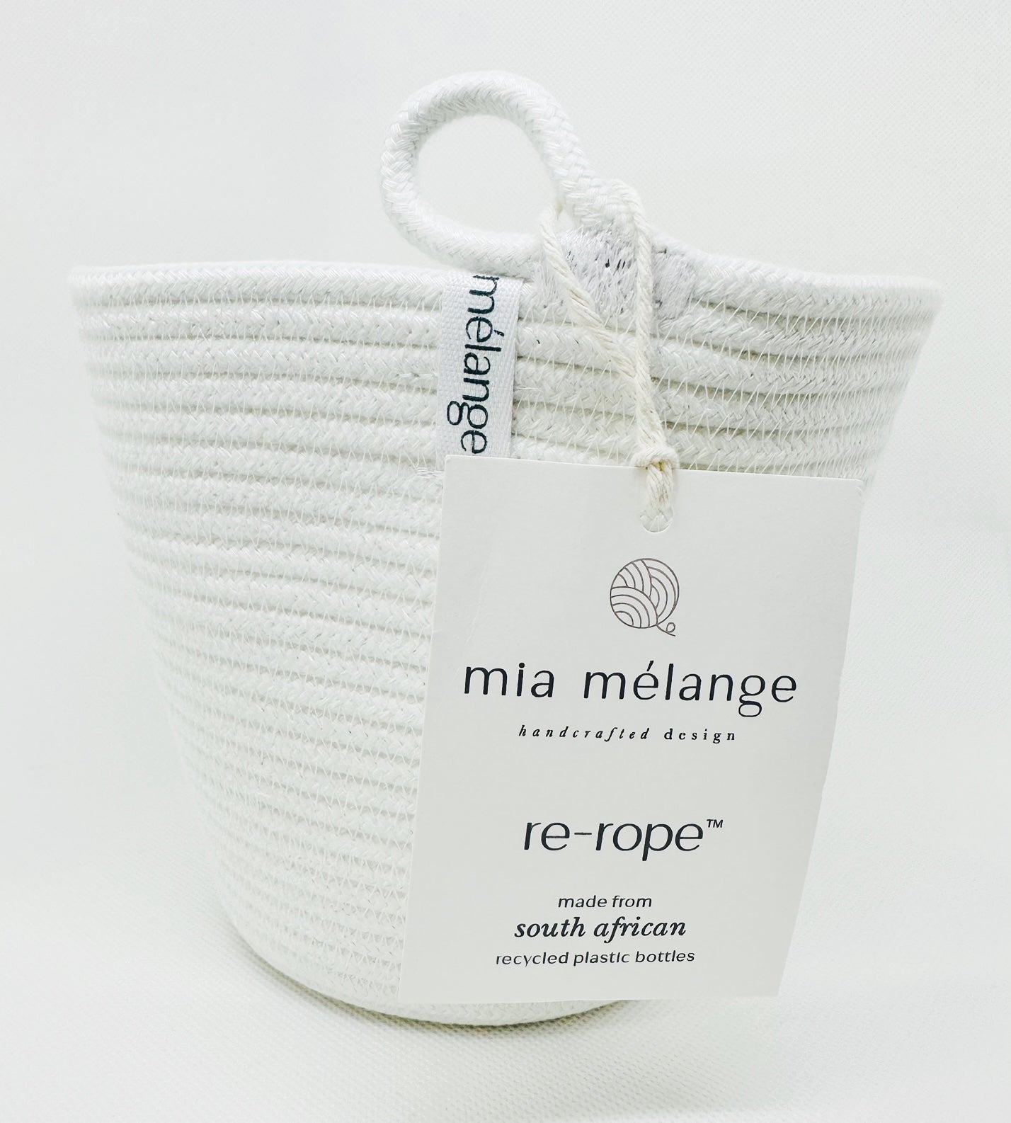 White Rope Basket