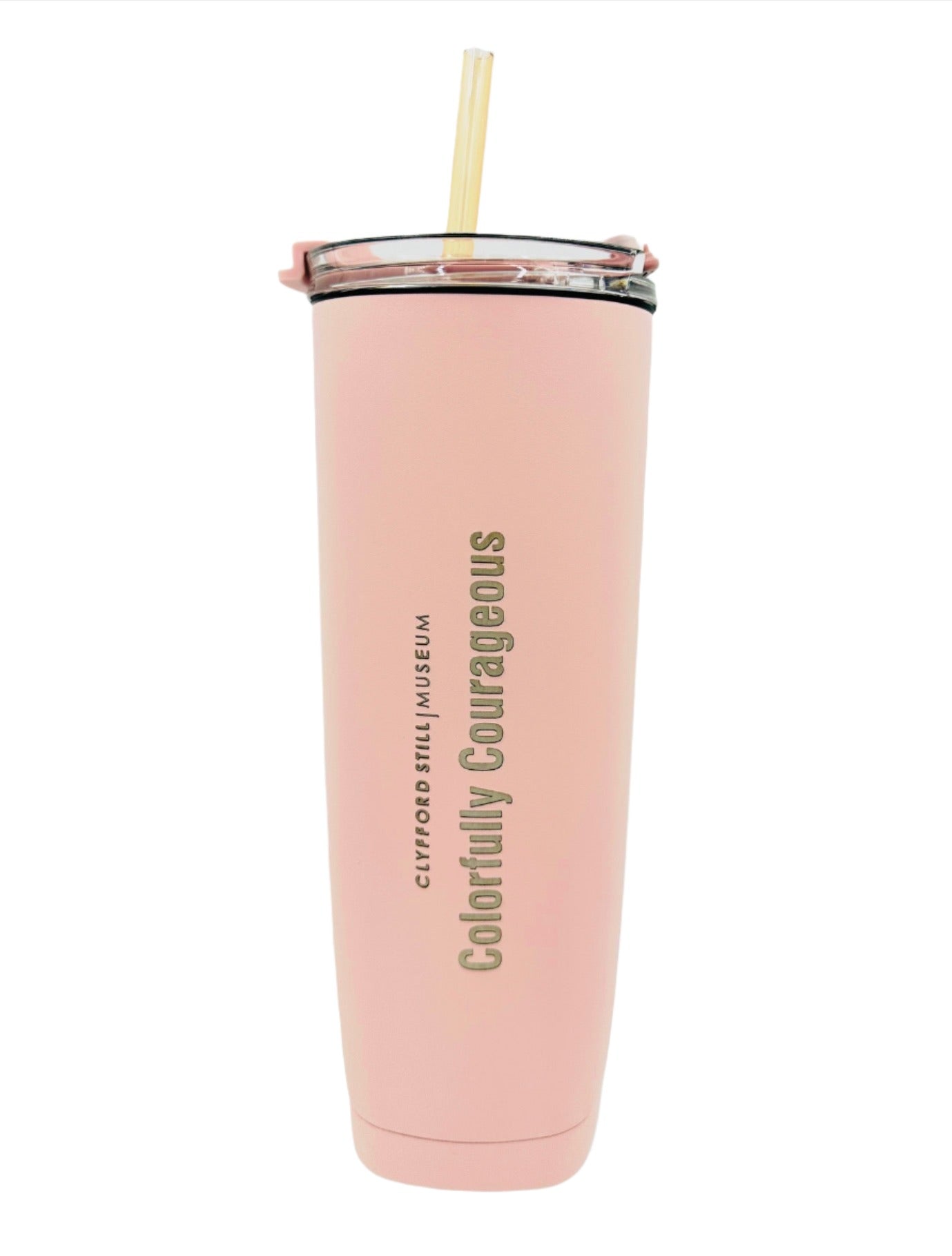 Pink Colorfully Courageous Tumbler