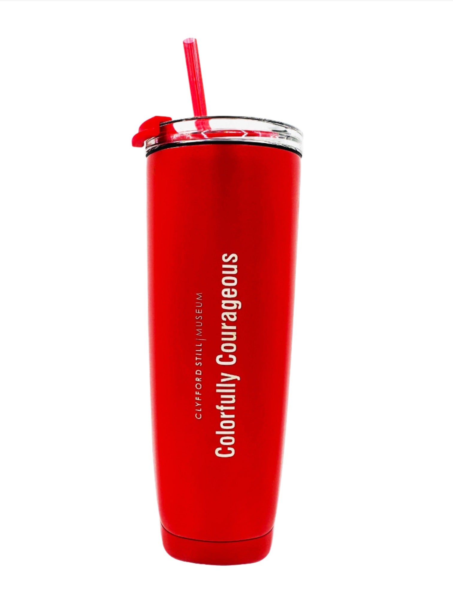 Red Colorfully Courageous Tumbler