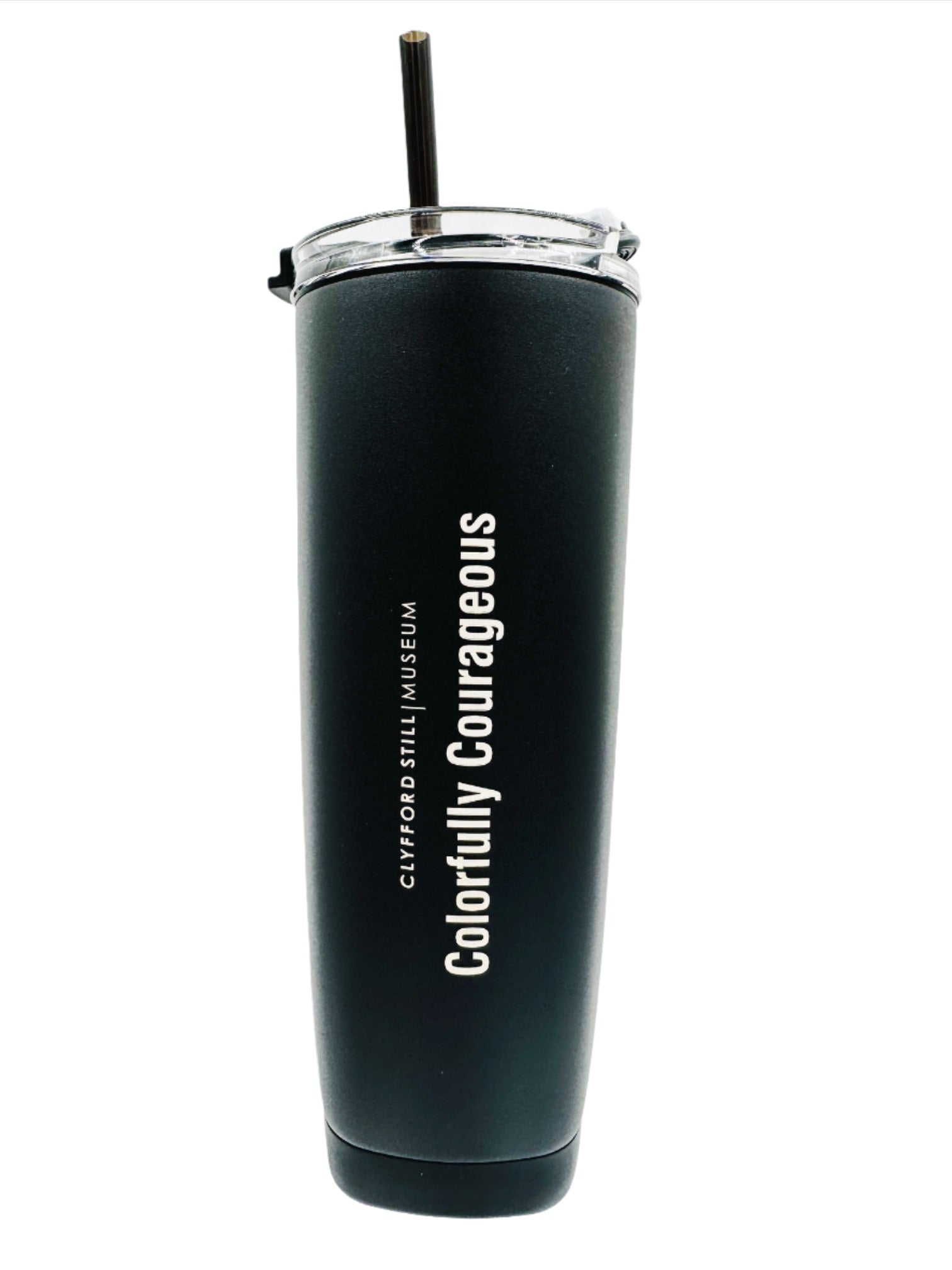 Black Colorfully Courageous Tumbler